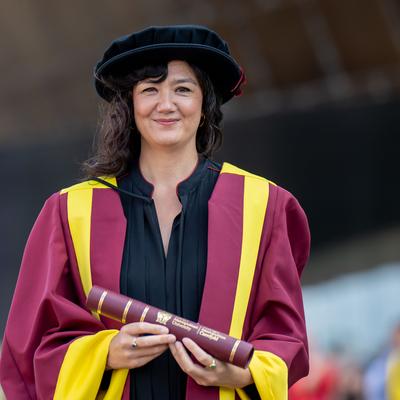 Catryn Ramasat at Graduation