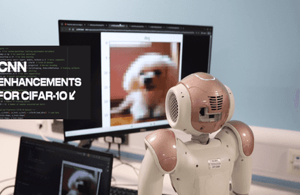 Visual representation of CNN enhancements for deep learning, highlighting key components and their roles in processing data.