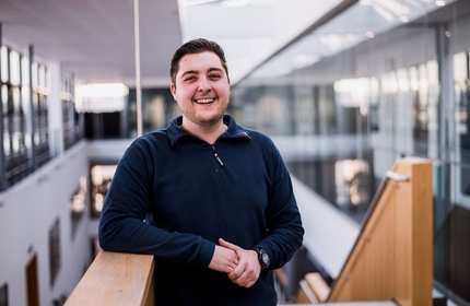Headshot of Connor Csaszar in the Cardiff School of Management