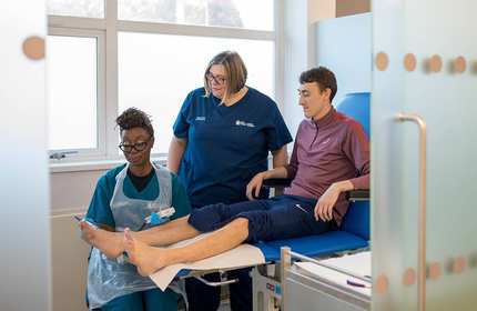 YouTube Thumbnail - BSc Podiatry Teaching Scenario