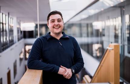 Headshot of Connor Csaszar in the Cardiff School of Management