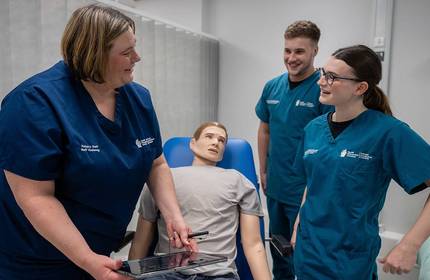 YouTube Thumbnail - BSc Podiatry / Human Nutrition & Dietetics Teaching Scenario