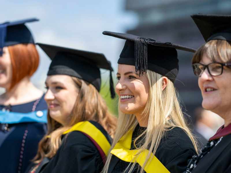 Group of students at Graduation