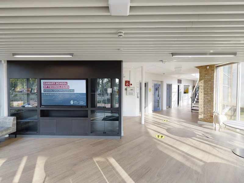 Inside the entrance of School of Technologies