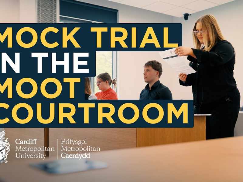 YouTube Thumbnail - Mock trial in the Moot Court