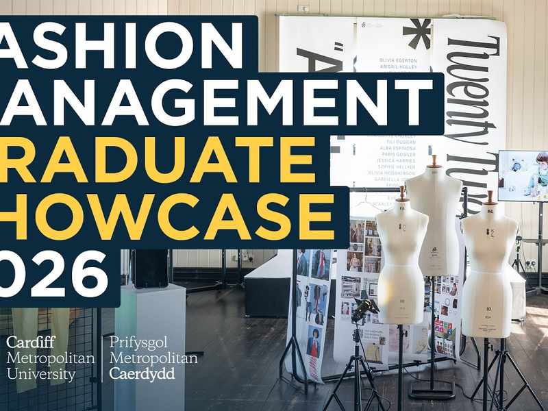 YouTube Thumbnail - Fashion Management Graduate Showcase 2026