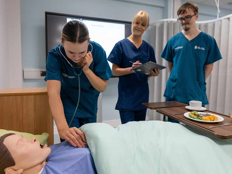 YouTube Thumbnail - BSc Podiatry / Human Nutrition & Dietetics Teaching Scenario