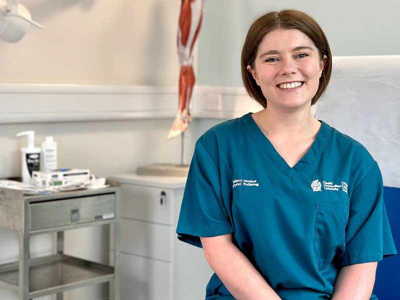 YouTube Thumbnail - BSc Podiatry Student Profile