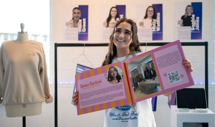 Fashion Buying and Brand Management student at Graduate Showcase