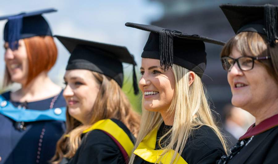 Group of students at Graduation