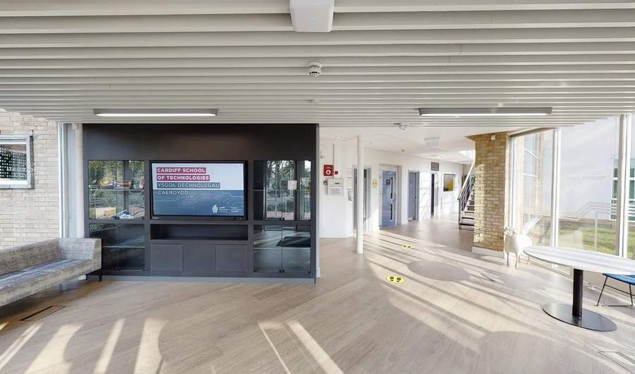Inside the entrance of School of Technologies