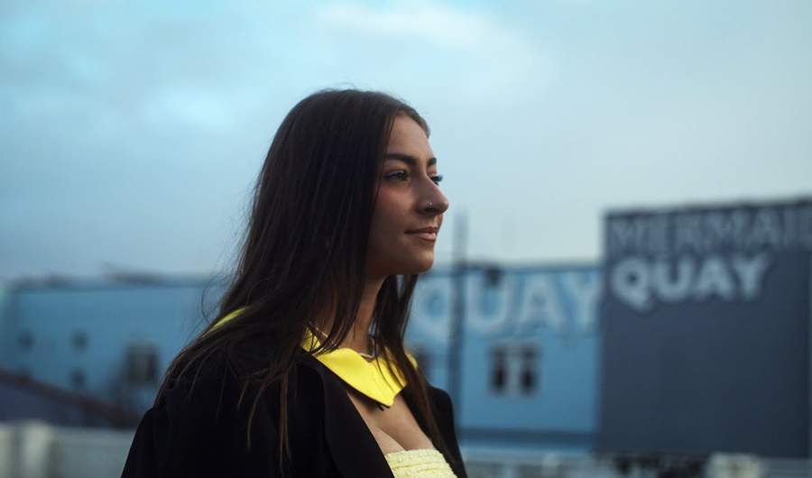 2 students graduating at cardiff Met