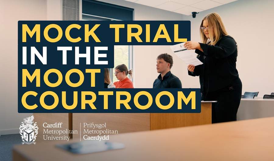 YouTube Thumbnail - Mock trial in the Moot Court
