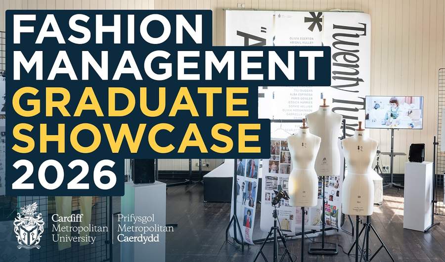 YouTube Thumbnail - Fashion Management Graduate Showcase 2026
