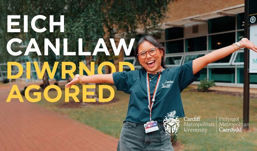 YouTube Thumbnail - Your Open Day Guide - Welsh