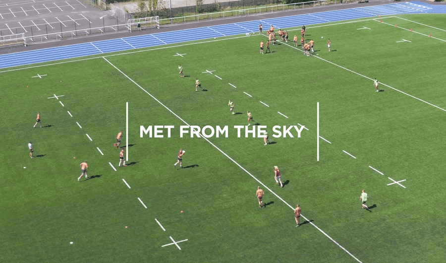 Aerial tour of the Met Sport facilities on the Cyncoed Campus