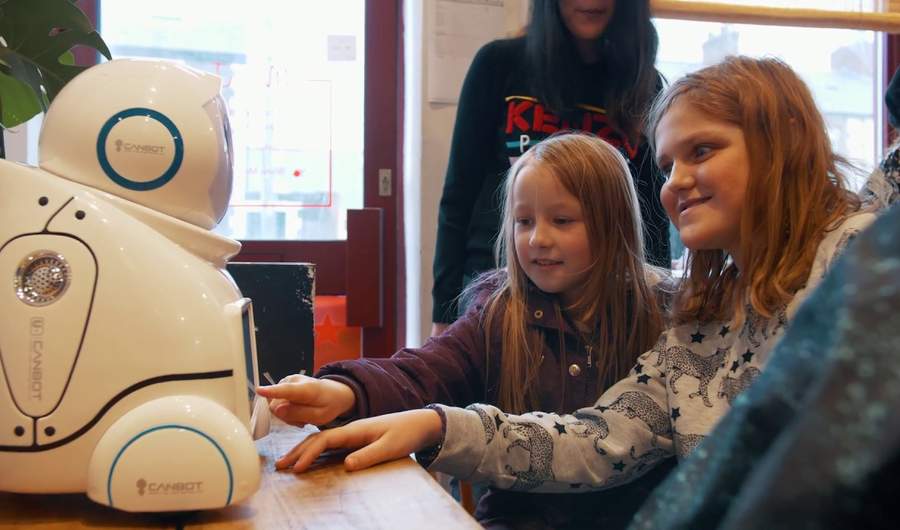 YouTube Thumbnail - Robotic Waiter Project