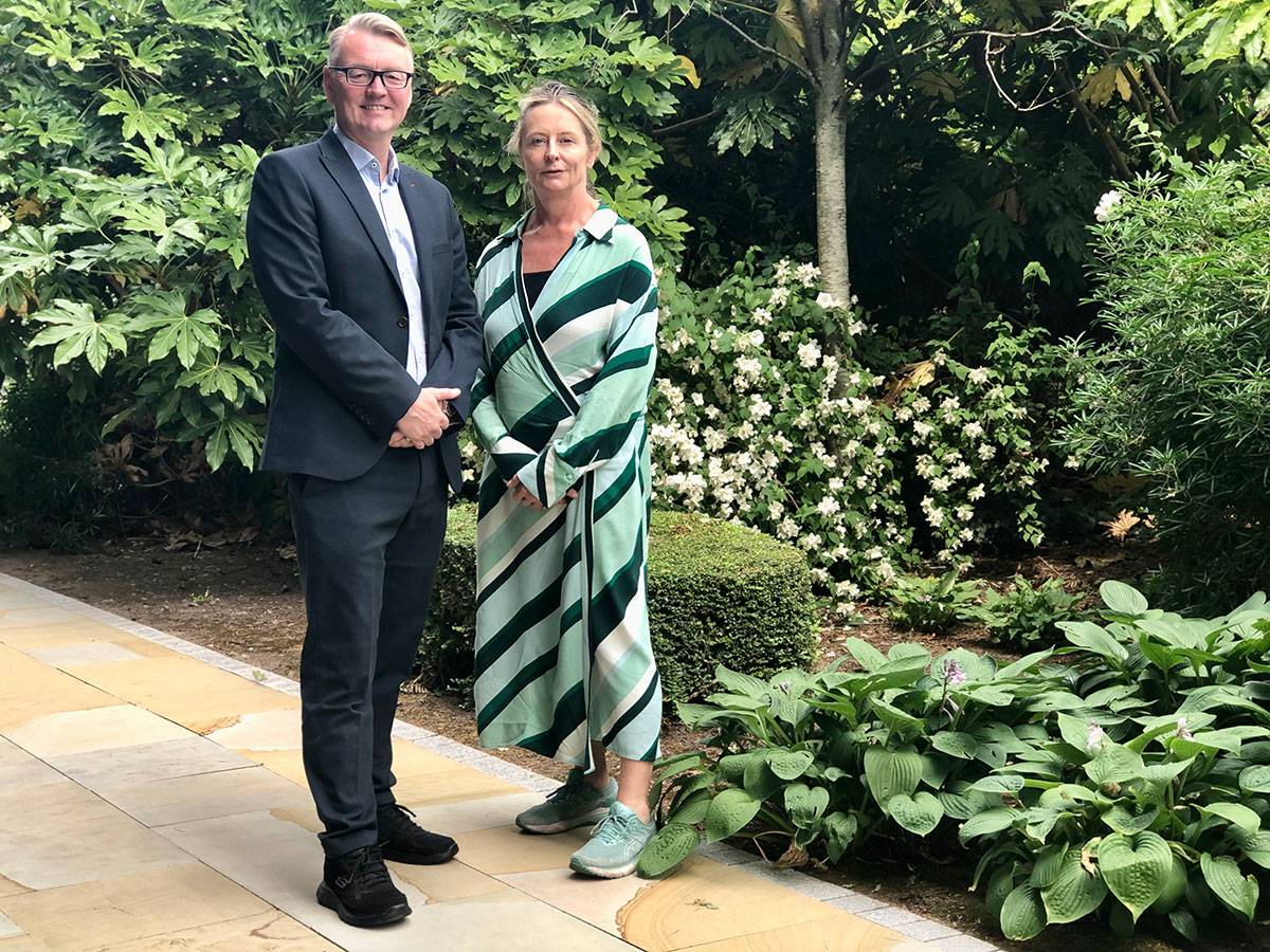 Professor Sheldon Hanton, Pro Vice Chancellor Research & Innovation, and Professor Jacqui Boddington, Pro Vice Chancellor Student Engagement