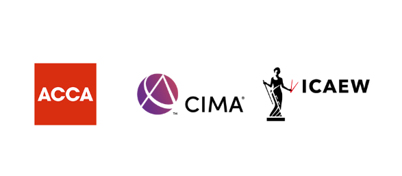 ACCA, CIMA, ICAEW Logos