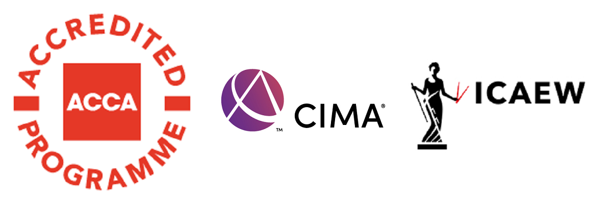 ACCA, CIMA, ICAEW Logos